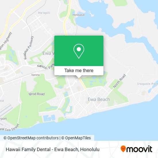 Hawaii Family Dental - Ewa Beach map