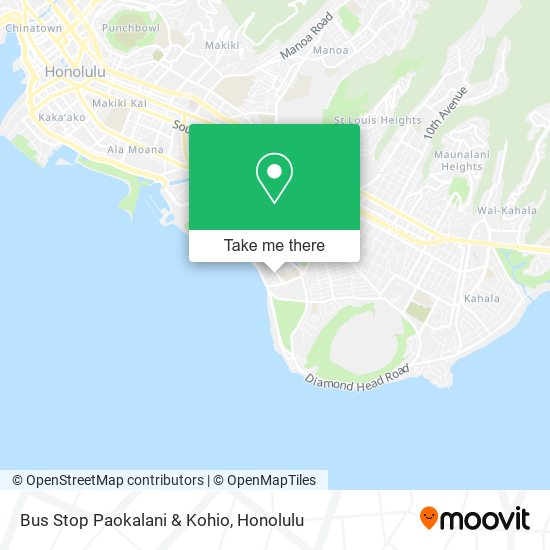 Bus Stop Paokalani & Kohio map