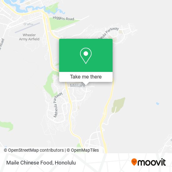Maile Chinese Food map