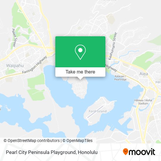 Pearl City Peninsula Playground map