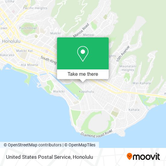 Mapa de United States Postal Service