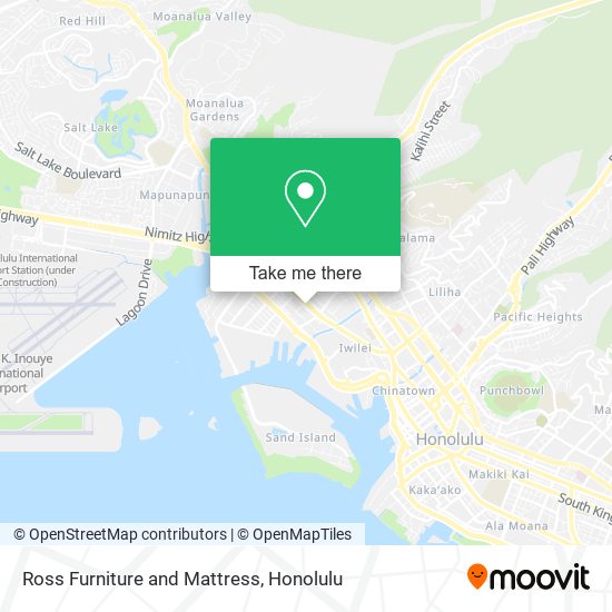 Ross Furniture and Mattress map