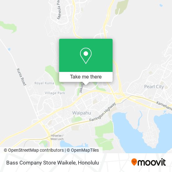 Mapa de Bass Company Store Waikele