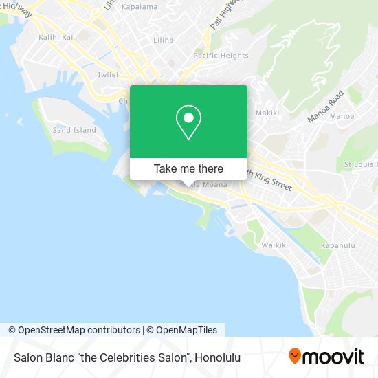 Salon Blanc "the Celebrities Salon" map