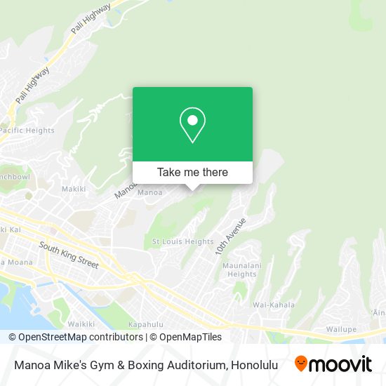 Manoa Mike's Gym & Boxing Auditorium map