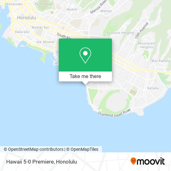 Hawaii 5-0 Premiere map