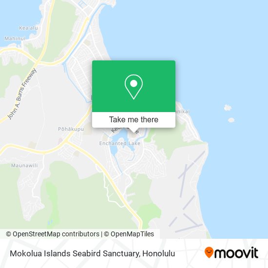 Mokolua Islands Seabird Sanctuary map