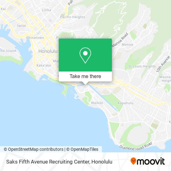 Mapa de Saks Fifth Avenue Recruiting Center