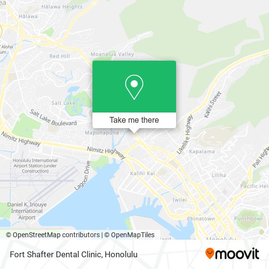 Fort Shafter Dental Clinic map