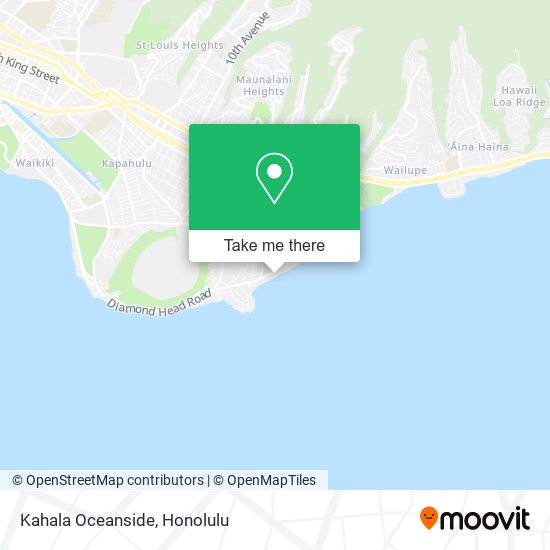 Kahala Oceanside map