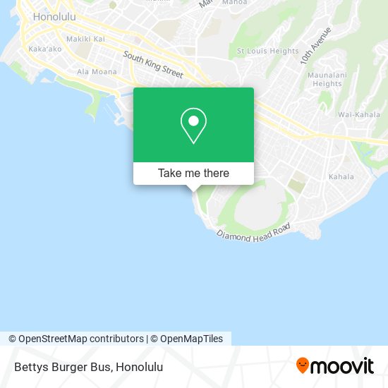Mapa de Bettys Burger Bus