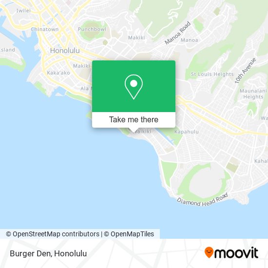 Burger Den map