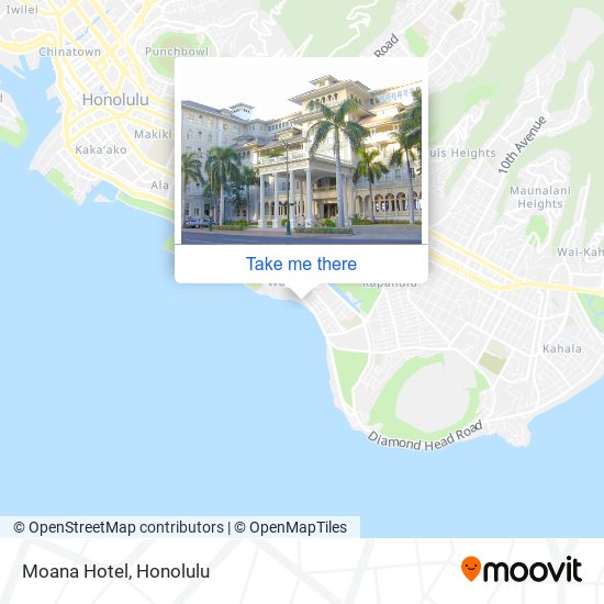 Moana Hotel map