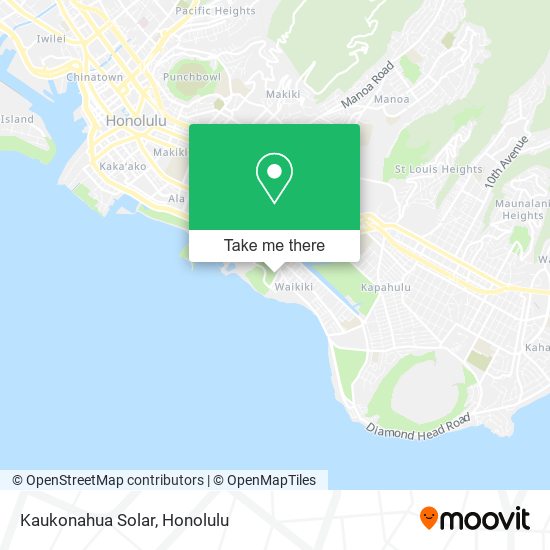 Mapa de Kaukonahua Solar