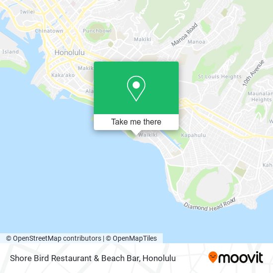 Mapa de Shore Bird Restaurant & Beach Bar