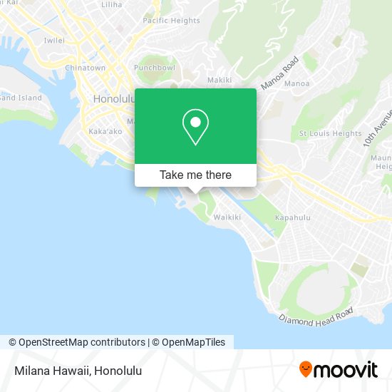 Milana Hawaii map