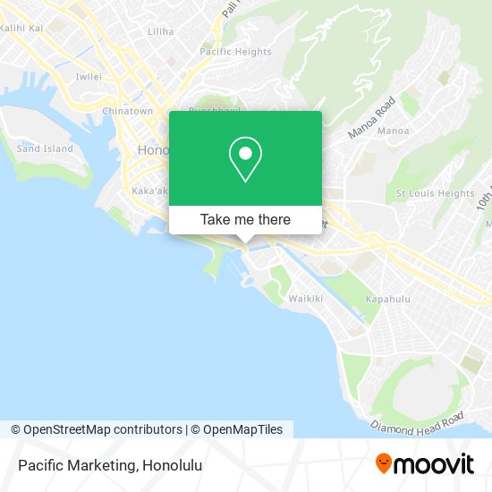 Mapa de Pacific Marketing