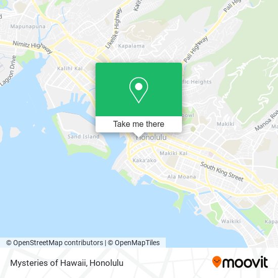 Mapa de Mysteries of Hawaii