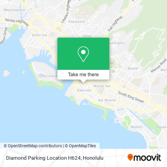 Diamond Parking Location H624 map