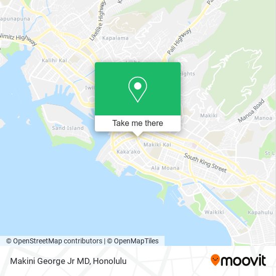Makini George Jr MD map