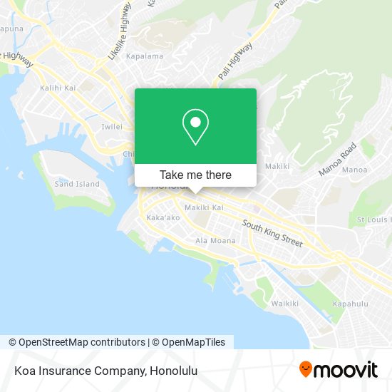 Mapa de Koa Insurance Company