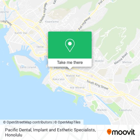 Mapa de Pacific Dental, Implant and Esthetic Specialists