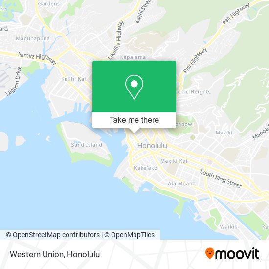 Western Union map