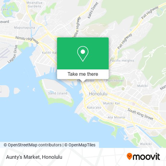 Aunty's Market map