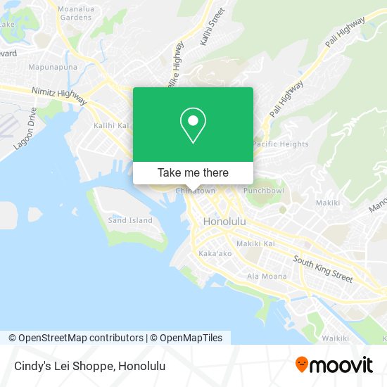 Mapa de Cindy's Lei Shoppe