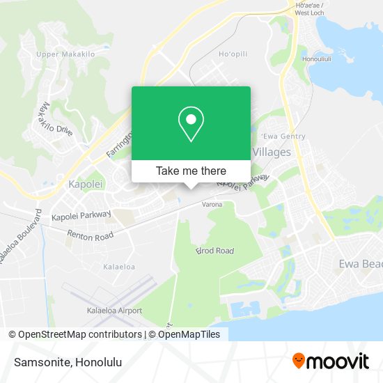 Samsonite map