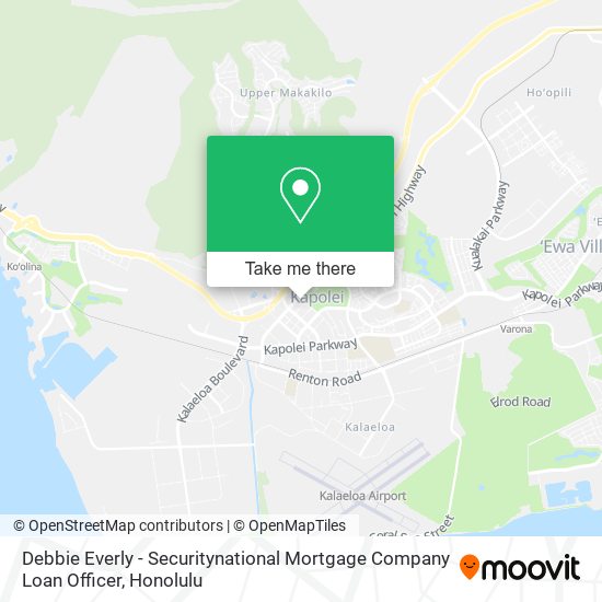 Debbie Everly - Securitynational Mortgage Company Loan Officer map
