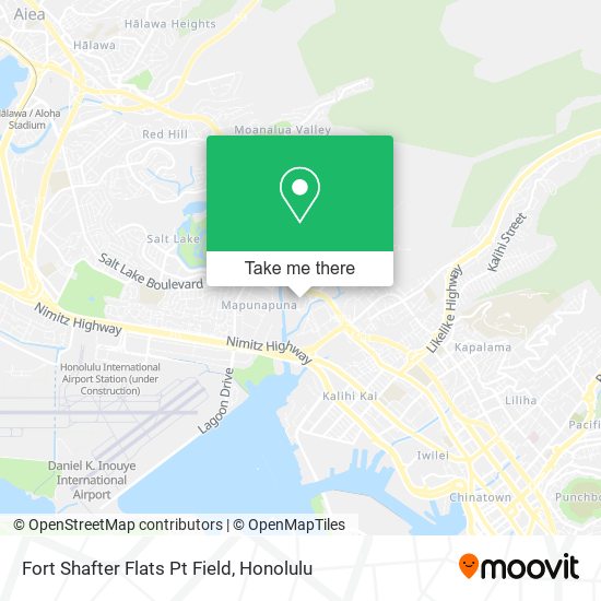 Fort Shafter Flats Pt Field map