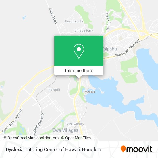 Dyslexia Tutoring Center of Hawaii map