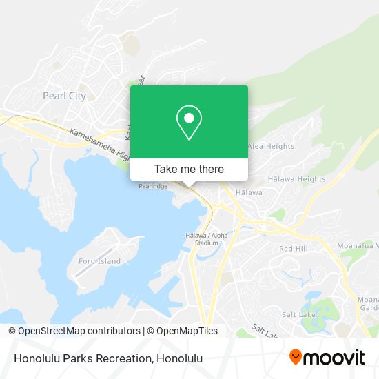 Honolulu Parks Recreation map