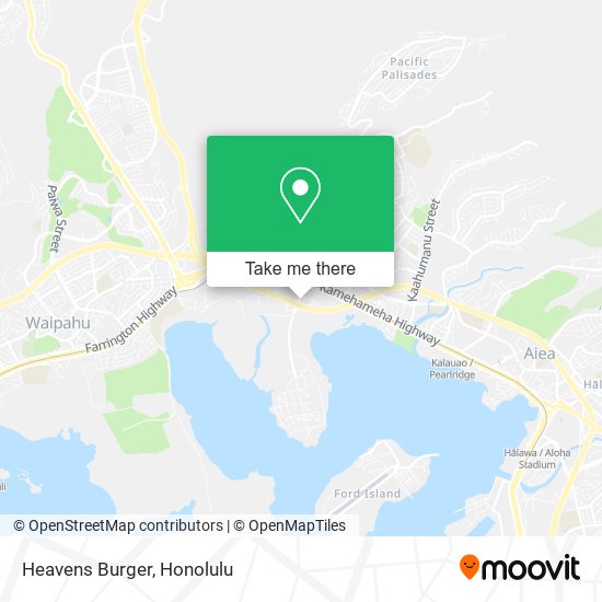 Heavens Burger map