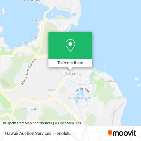 Hawaii Auction Services map