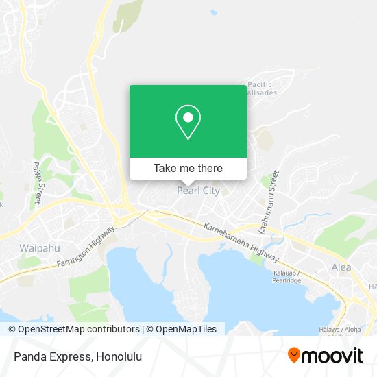 Mapa de Panda Express