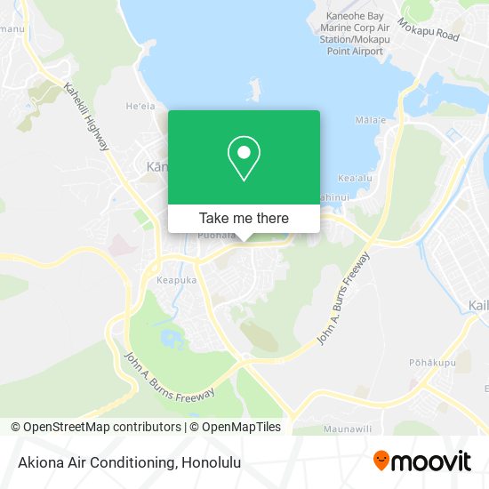 Akiona Air Conditioning map