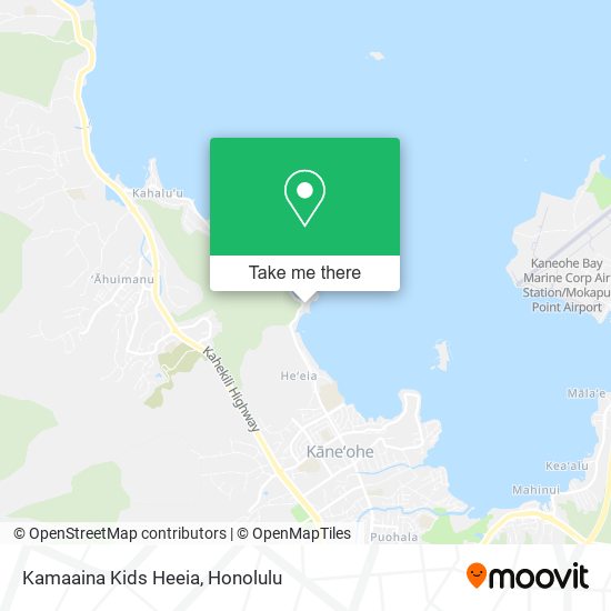 Mapa de Kamaaina Kids Heeia
