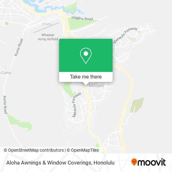 Mapa de Aloha Awnings & Window Coverings