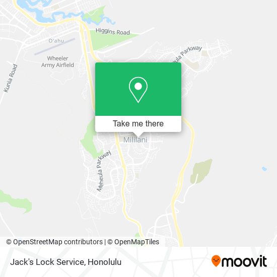 Jack's Lock Service map
