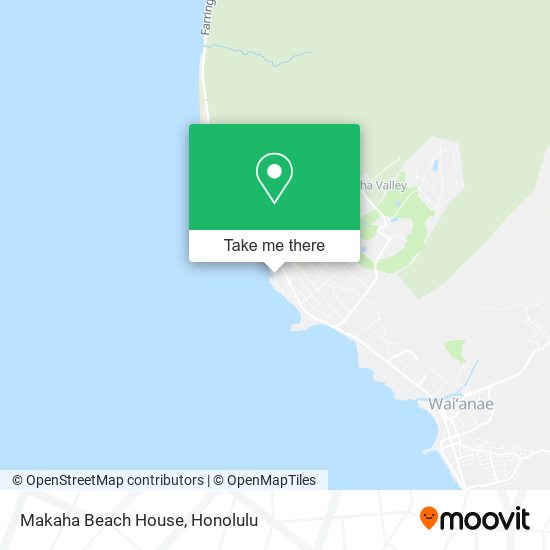 Makaha Beach House map