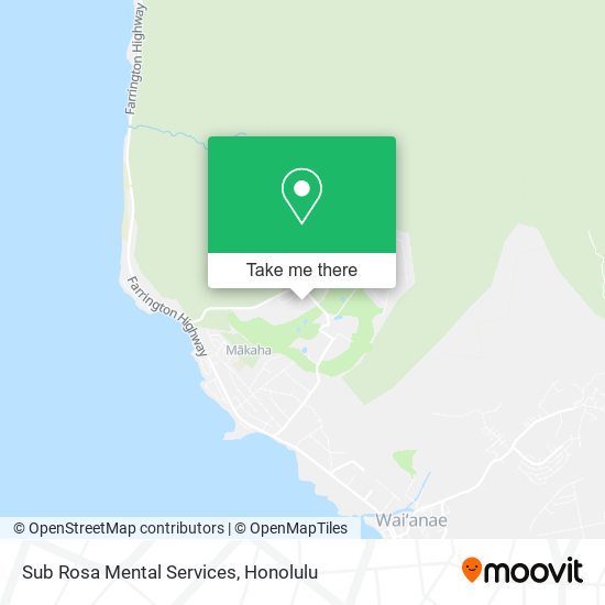Sub Rosa Mental Services map
