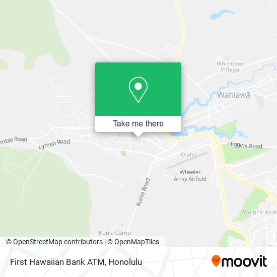 First Hawaiian Bank ATM map