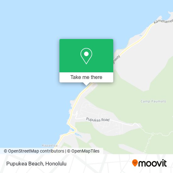 Pupukea Beach map