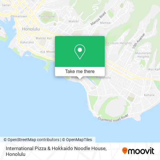 International Pizza & Hokkaido Noodle House map