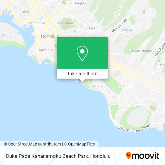 Duke Paoa Kahanamoku Beach Park map