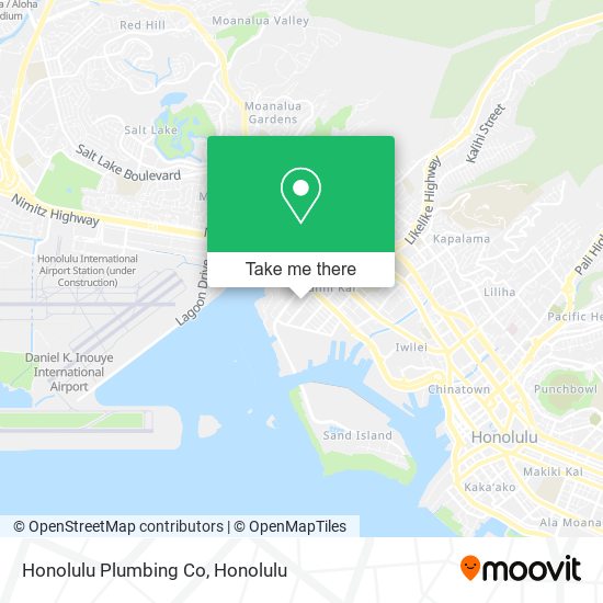 Mapa de Honolulu Plumbing Co