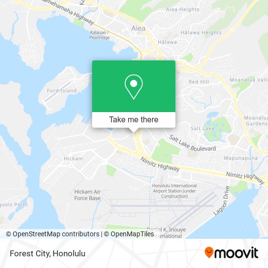 Mapa de Forest City
