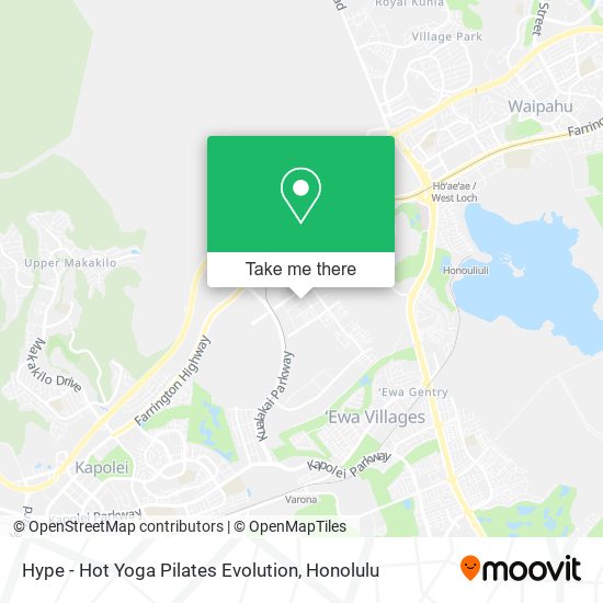 Hype - Hot Yoga Pilates Evolution map